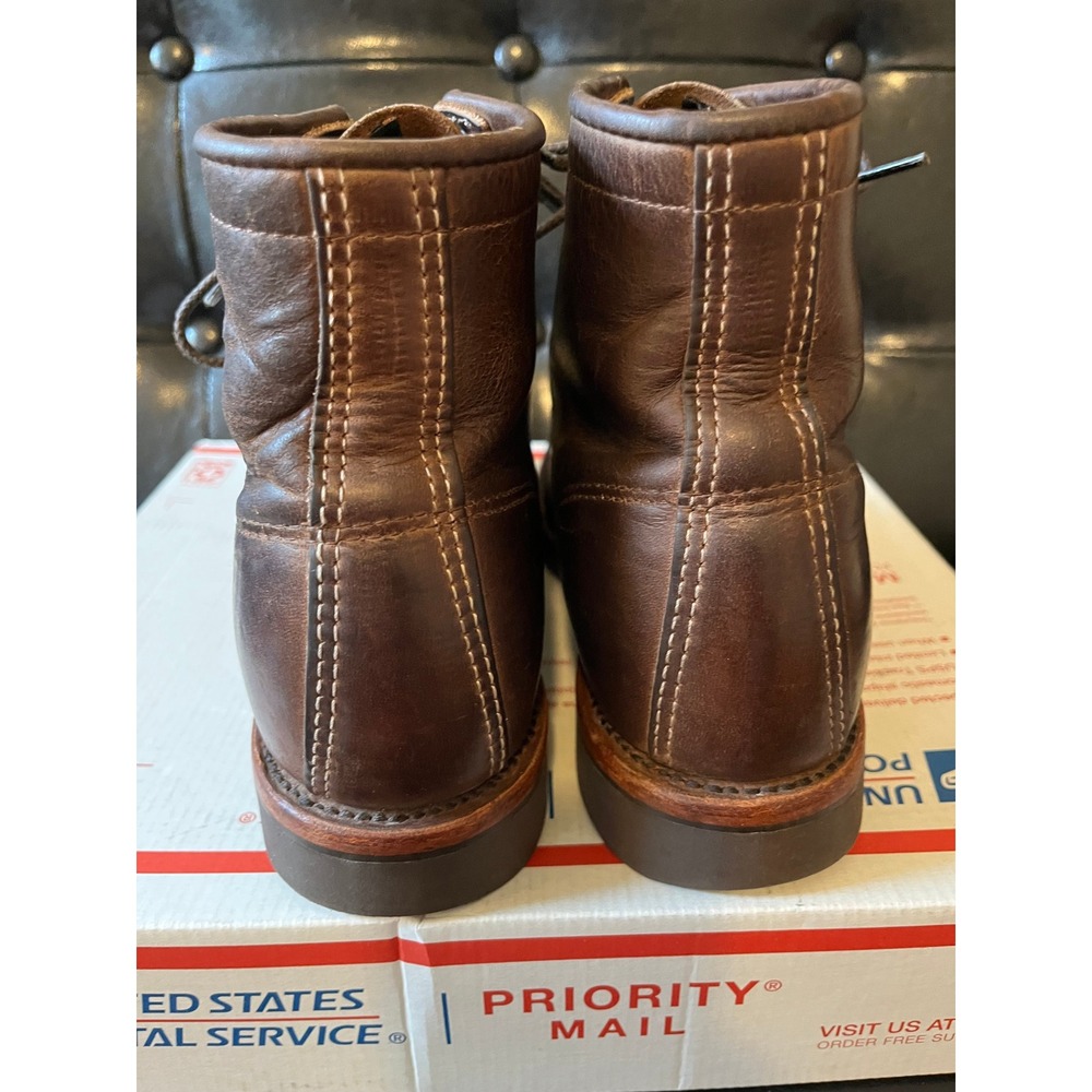 Chippewa Service Boots Brown - Picture 4 of 7